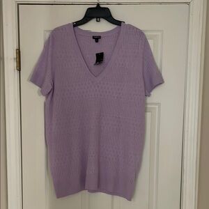 NWT Torrid - Everyday Soft V-Neck Pull Over - Pointelle Soft - size 2